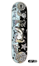 SIGNED Maurio McCoy | Santa Cruz Skateboards | FEVER DREAM (VX) | Skateboard Deck | 8.25 Inches