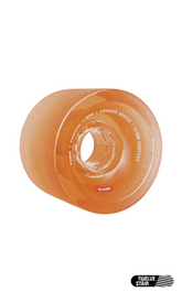 Conical Cruiser Skateboard Wheel 70mm - Amber Clear Amber