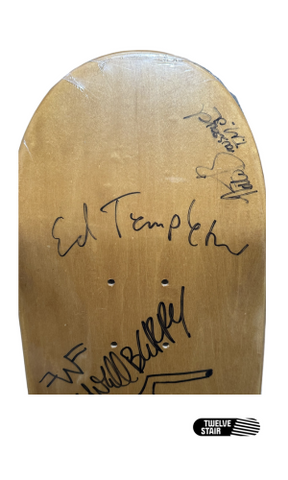 **EXTREMELY RARE** Hand Drawn Toy Machine Deck Signed by the 2002 Team