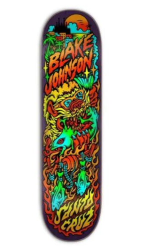 Blake Johnson | Santa Cruz Skateboards | BEACH WOLF | Skateboard Deck | 8.38 Inches