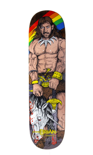 Brian Anderson | METAL Skateboards | Brian the Barbarian | Skateboard Deck | 8.75 Inches