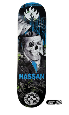 2008 OMAR HASSAN Deck Signed by MANY Pros. See Description!