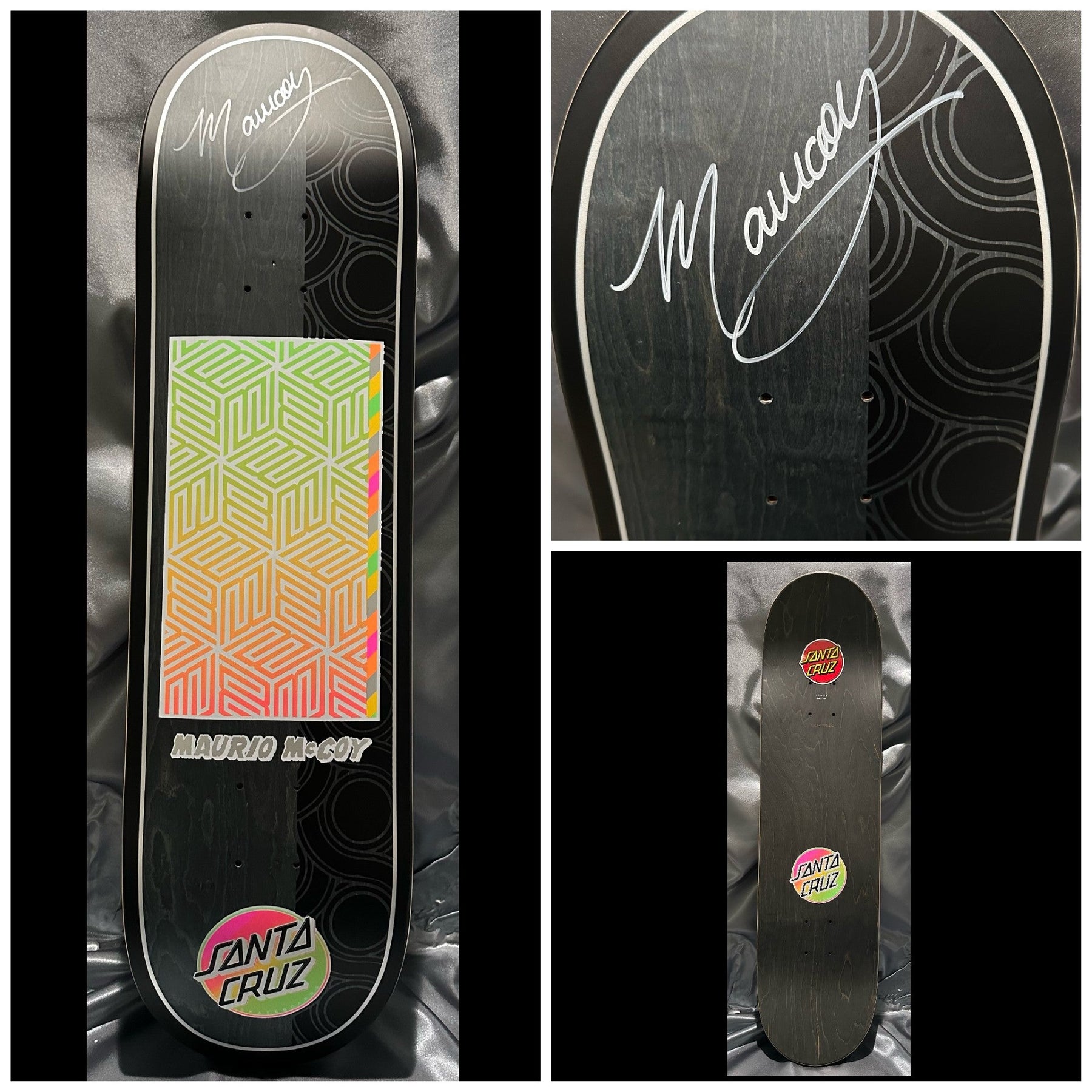 SIGNED Maurio McCoy | Santa Cruz Skateboards | PRO DEBUT | Skateboard Deck | 8.25 Inches