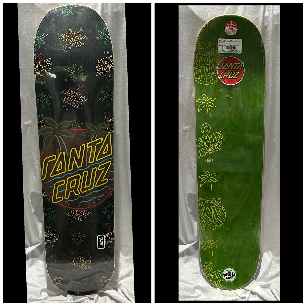 Santa Cruz Skateboards | Glow Dot | Skateboard Deck | 7.75 Inches