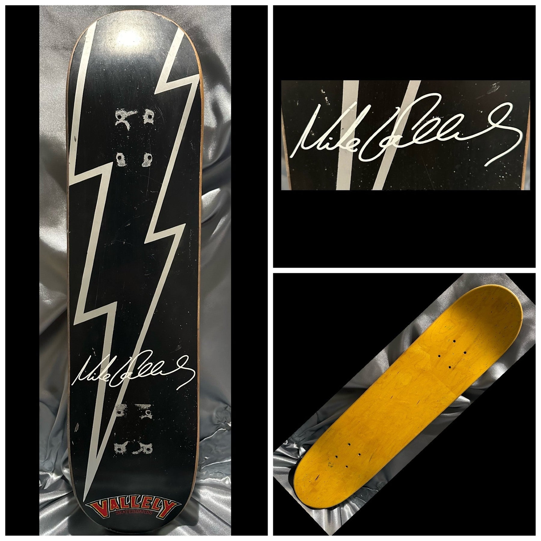 Mike Vallely | Vallely Skateboards | Lightning Bolt | Skateboard Deck | 7.75 Inches